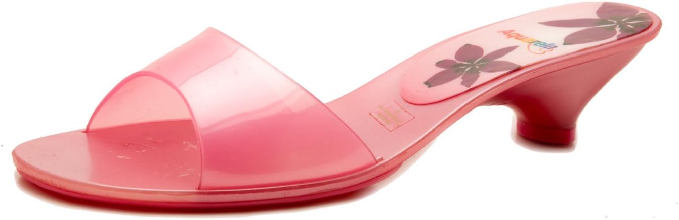 Aquarela Women's Summer Pool Beach Basic Slip-on Waterproof Low Heel Sandal