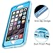 Coolden Case for iPhone 8 Plus Case Protective Glitter Case for Women Girls Cute Bling Sparkle 3D Quicksand Heavy Duty Hard Shell Shockproof TPU Case for iPhone 6s Plus 7 Plus 8 Plus, Blue