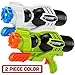 2 Pack Super Water Gun(No Leaking), Shoot Up to 40 Ft, High Capacity Water Soaker Blaster Squirt Toy for Swimming Pool Party Sand Beach Game Outdoor Summer Fight Activity for Child Kid boy and Girl