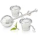 UEndure Tea Infuser Set of 3 Pack of Ultra Fine Loose Leaf Tea Strainers | Food-Grade Stainless Steel | Perfect for Single Serve Cup, Mug or Teapot | Convenient for Work or Travel