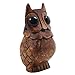 storeindya Handcrafted Wooden Eyeglass Spectacle Holder Organizer Spectacle Stand Trinket Tray Catch All Dish. (Owl-Small)