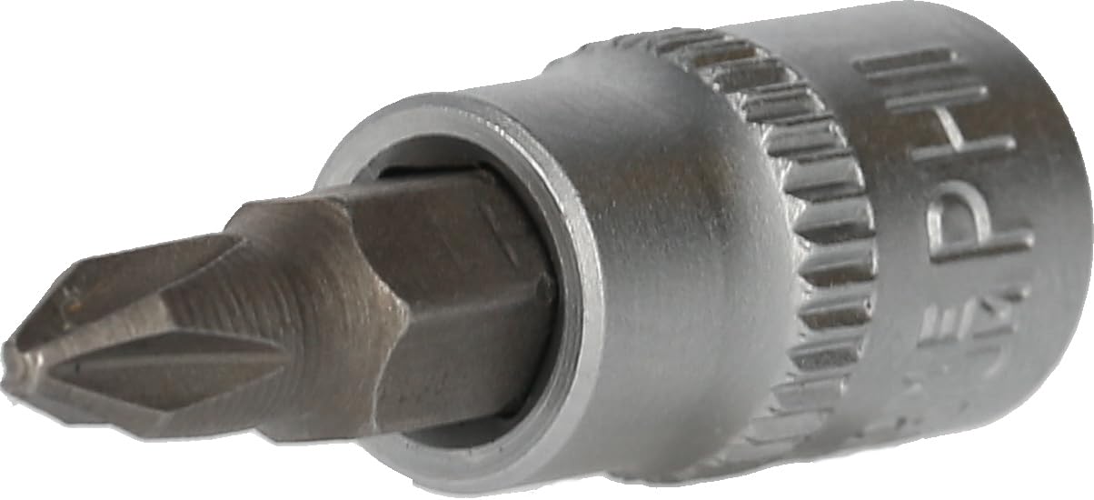 BRILLIANT TOOLS BT020991 1/4 Inch PH Screwdriver Bit 38 mm PH1 [Powered by KS Tools]