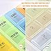 Healifty Colorful Pill Box 1 Set Medicine Organiser Daily Use Small Size Pill Box