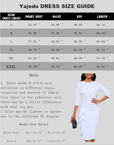 Womens Basic Bodycon Ruffle Flared Short Sleeve Pencil Midi Dress At