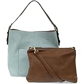 Joy Susan Womens Faux Leather: Hobo 2-in-1 Handbag