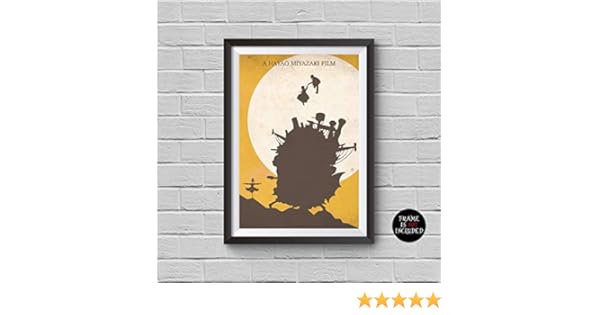 Download Amazon Com Howl S Moving Castle Minimalist Poster Hayao Miyazaki For iPhone Wallpaper Amazon Com Howl S Moving Castle Minimalist Poster Hayao Miyazaki For iPhone Free