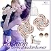 NM NINAMISS Rose Gold Earrings for Women Sterling Silver Studs Gifts for Her Wife Anniversary Birthday Gifts for Mother Daughter Mom Girlfriend CZ Fine Jewelry Hypoallergenic