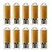 JUANWE 10 Pack 4GB USB Flash Drive USB 2.0 Thumb Drives Jump Drive Fold Storage Memory Stick Pen - Orange