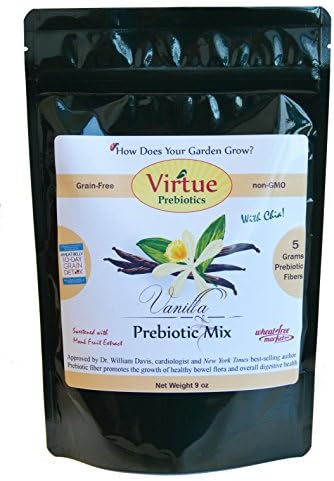 Virtue Prebiotics - Vanilla Prebiotic Mix with Inulin and Chia