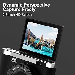 4K Digital Camera for Photography with
