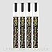 Brilliant White Chalk Pens – White 4 Pack Liquid Chalk Markers set for Nonporous Bistro Boards Chalkboard kids art, Glass & Window Markers Chalk ink Paint Marker - 6mm Bold / Chisel Tip Wet Erasable