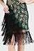 BABEYOND 1920s Vintage Peacock Sequined Dress Gatsby Fringed Flapper Dress Roaring 20s Party Dress