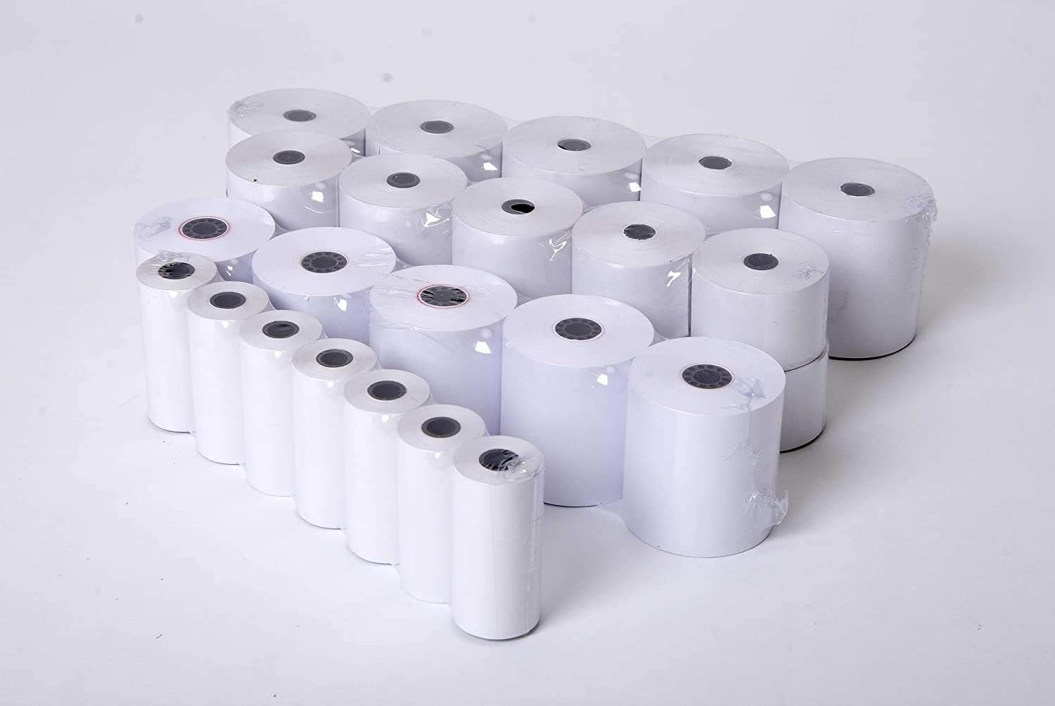 Meriden Paper 57 x 40 x 12.7 mm Value Thermal Printer Rolls - White