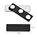 Gejoy 24 Pack Magnetic Name Tags Magnetic Name Badge Adhesive Name Tag Holders with Neodymium Magnets and Plastic Storage Box (Black)
