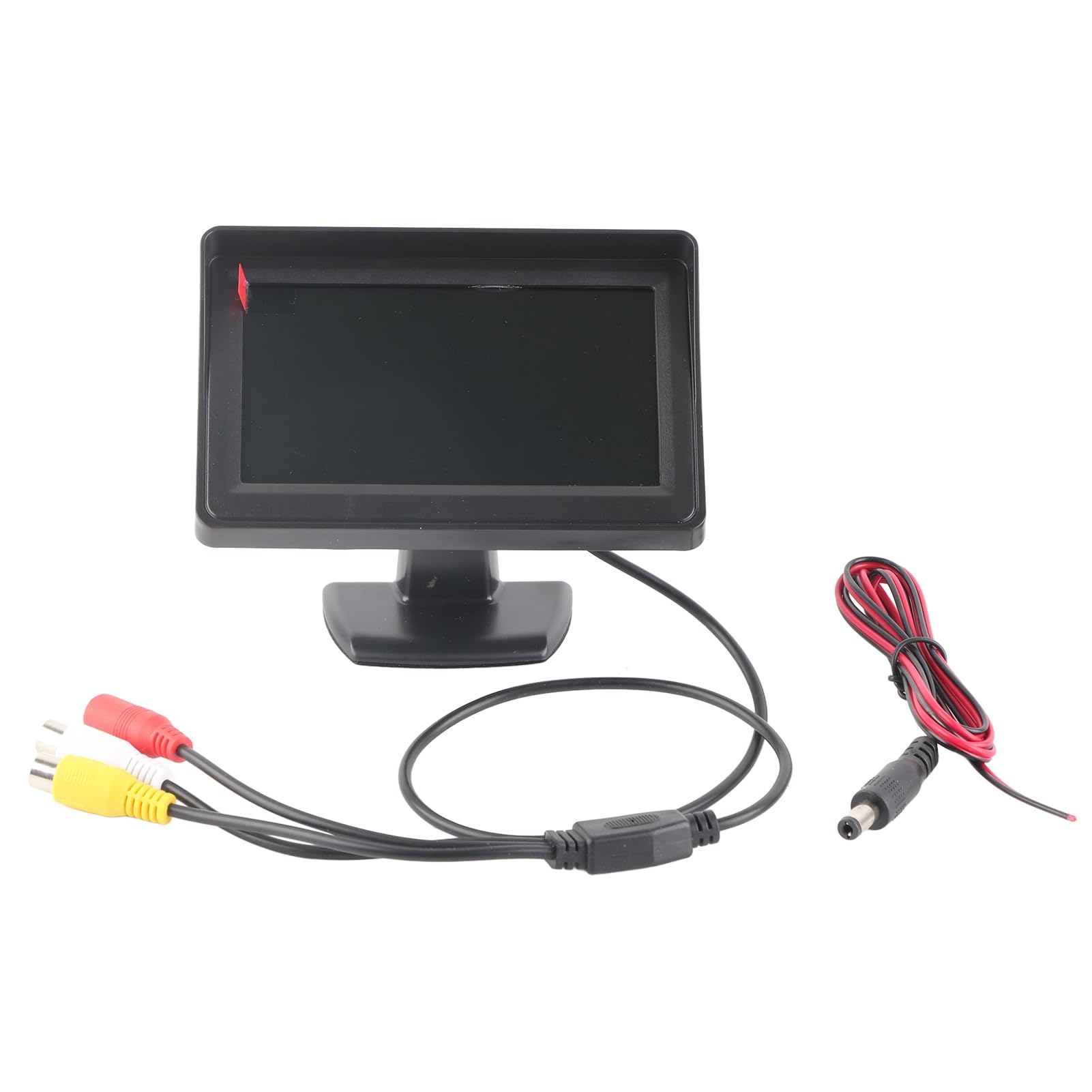 4.3 Inch TFT Display Car Monitor,Color LCD Display Rearview Camera Monitor,180 Degrees Adjustable Car Monitor for Car SUV Van Truck Black