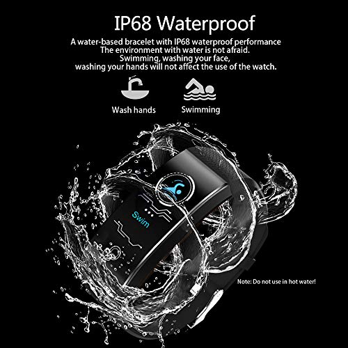Kanzd QW18 Smart Watch Sports Fitness Activity Heart Rate Tracker Blood Pressure Watch (A) - Thumbnail 3