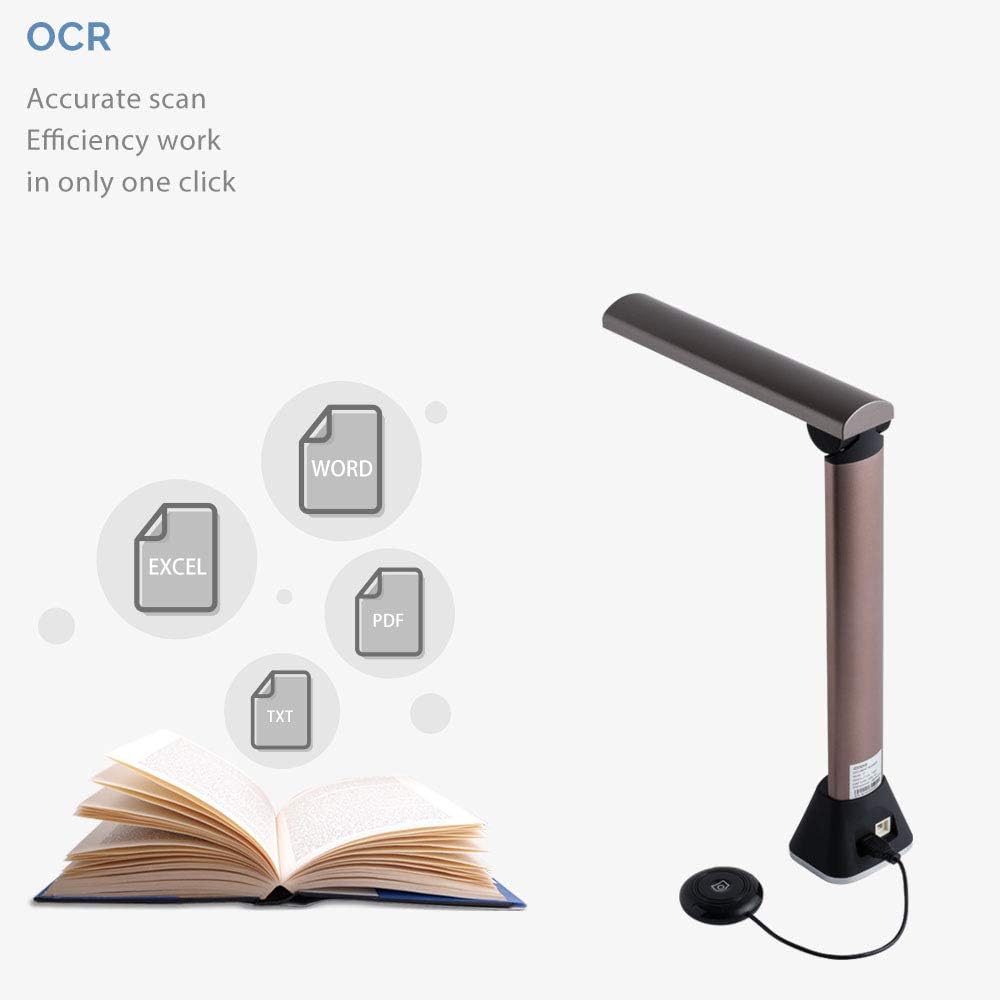 iCODIS X7 Book & Document Scanner, 15MP High Definition Portable Document Camera, Auto-Flatten & Deskew, Capture Size A3, Multi-Language OCR, USB, SDK & Twain for Office and Education Presentation : Electronics