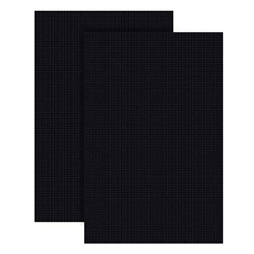 Elcoho 2 Pieces 14 Count 12 by 18 Inch Black Reserve Aida Cloth Classic Cross Stitch Embroidery Fabric (2) - Thumbnail 7