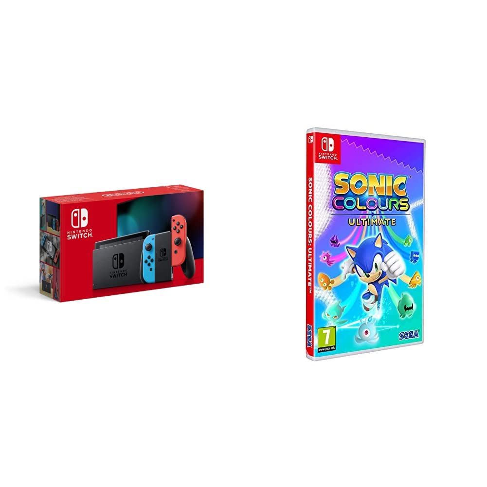 Nintendo-Switch-Consola-Estandar-Color-Azul-NeonRojo-Neon-Sonic-Colours-Ultimate-Vanilla-Switch