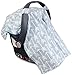 Kids N’ Such Peekaboo Baby Car Seat Cover Car Seat Canopy & Nursing Cover, Arrow/Blue Minky