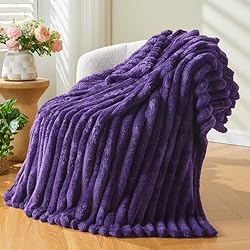 NEWCOSPLAY Super Soft Twin Blanket Purple Premium
