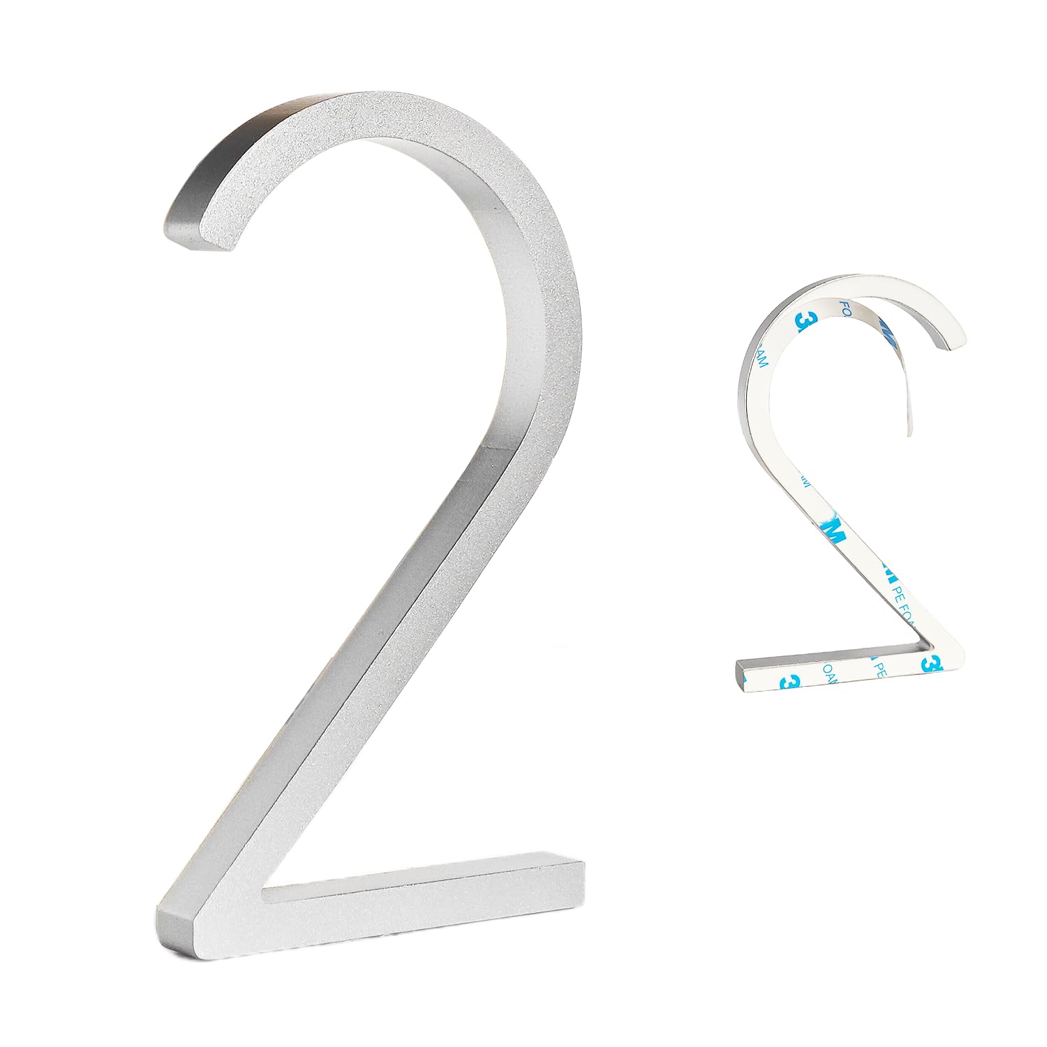 YWONOBS Door Numbers, 5 Inches 3D Self Adhesive