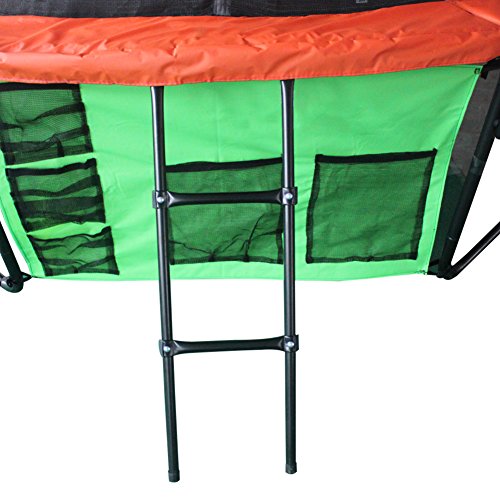 BLOOM 12 Feet Trampolines Outdoor Trampoline with Safety Enclosure and Ladder