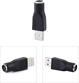 Bewinner USB to PS2 Adapter 2.0 A Male to PS2 Female Converter Mouse Keyboard view 6