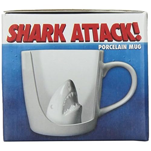 Accoutrements Shark Attack Porcelain Mug Home & Kitchen, Kitchen & Dining, Dining & Entertaining, Cups, Mugs & Saucers, Coffee Cups & Mugs