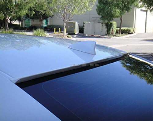 JR2 Painted White Color for 2014 2015 2016 2017 2018 Mitsubishi Lancer Rear Window Roof Spoiler