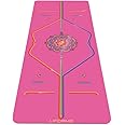 Liforme Travel Yoga mat – Patented Alignment System, Warrior-Like Grip, Non-Slip, Eco-Friendly, Ultra-Lightweight and Sweat Resistant, Made with Natural Rubber