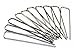 Professional Landscape Staples Commercial Grade 6 Inch Steel Garden eXtreme8482;Brand (100 Pack)