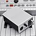 ammoon MIDIPLUS STUDIO-M USB Audio Interface Sound Card 1 Input 2 Outputs 24bit/ 192kHz High Precision Sampling 48V Phantom Power with USB Cable 6.35mm to 3.5mm Adapter
