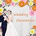 12 Pieces Paper Flower Decorations Tissue Paper Chrysanth Flowers DIY Crafting for Wedding Backdrop Nursery Wall Decoration