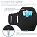 JEMACHE Gym Running Workout Exercise Phone Holder Armband Compatible with Phone 6/6S/8/7 Plus Support Touch ID Access (Blue)