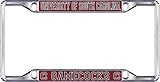 South Carolina Gamecocks License Plate Frame Silver