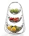 Sagler 3 Tier Fruit basket - Stainless steel fruit bowl - large fruit bowl - useful for fruit storage basket