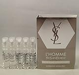 5 YSL Yves Saint Laurent L'homme COLOGNE GINGEMBRE EDT Spray Vial Samples .05 Oz/1.5 Ml Lot