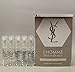 5 YSL Yves Saint Laurent L'homme EDT Spray Vial Travel Sample .05 Oz/1.5 Ml Lot