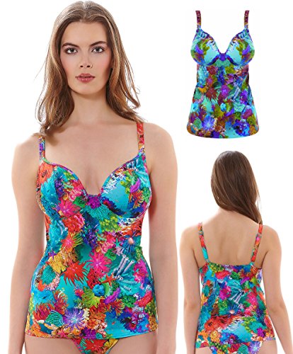 Freya Under The Sea 3930 Underwired Non Padded Plunge Tankini Top