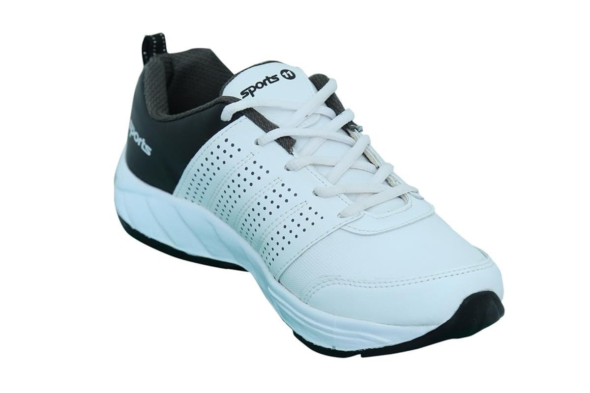 Buy Sports11 White & Black Sports Shoes for Men's at Amazon.in