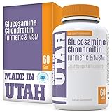 Glucosamine Chondroitin Turmeric MSM - All Natural Joint Support, Anti-Inflammatory And Antioxidant for Aches, Soreness & Inflammation - Promotes Healthy Joint Functions