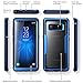 i-Blason Case for Galaxy Note 8, Magma Series Built-in Screen Protective Clear Back Cover with Holster Heavy Duty Belt Clip Shell (MetallicBlue)