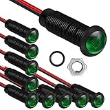 Gebildet 10pcs LED Plastic Indicator Pilot Light