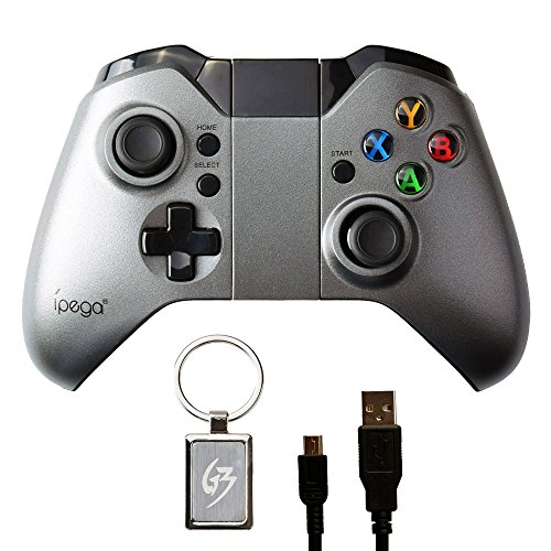 Gam3Gear iPega PG-9062 Dark Fighter Wireless Bluetooth Controller Gamepad for Samsung Huawei Android TV TV Box with FREE Keychain