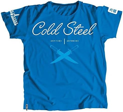 Cold Steel TK2 Cross Guard Blue Tee for Women (Medium)