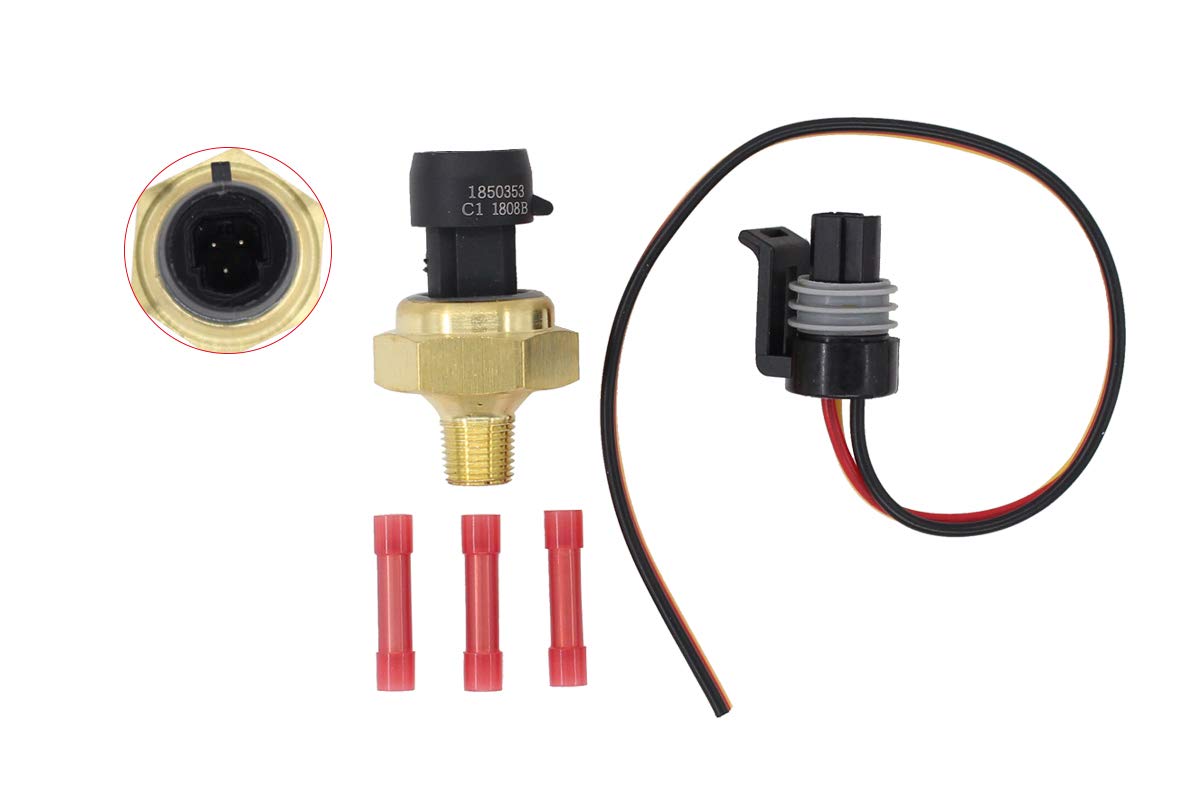 NewYall Exhaust Gas Back Feedback Pressure EBP Sensor for Ford Excursion 6.0 7.3 2000-2005, F250 6.0 2003-2006, F350 Super Duty 6.0 7.3 1999-2004 Powerstroke Diesel