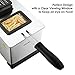 Deep Fryer with Basket, Aicok Stainless Steel Electric Oil Deep Fryer Machine with Adjustable Temperature & Timer, Easy to Clean, Perfect for Fries, Chicken, Shrimp, Fully Removable, 3 Liter, 1700W