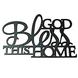 Abbey Gift God Bless This Home Wall Word