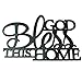 Abbey Gift God Bless This Home Wall Word